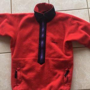 Patagonia Red Fleece Pull Over